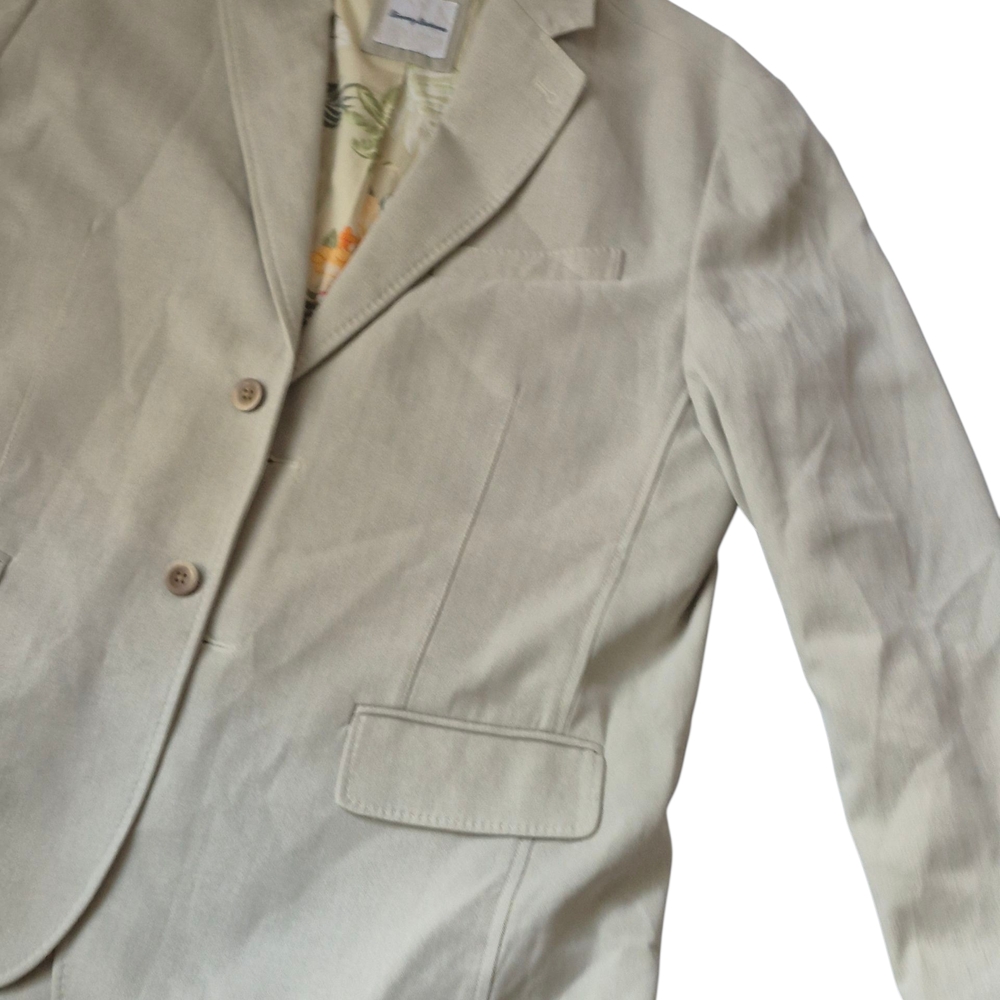 L Tommy Bahama men's Beige Blazer - Picture 6 of 16